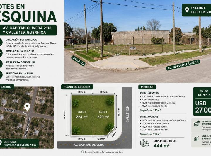 Terreno · 444m²