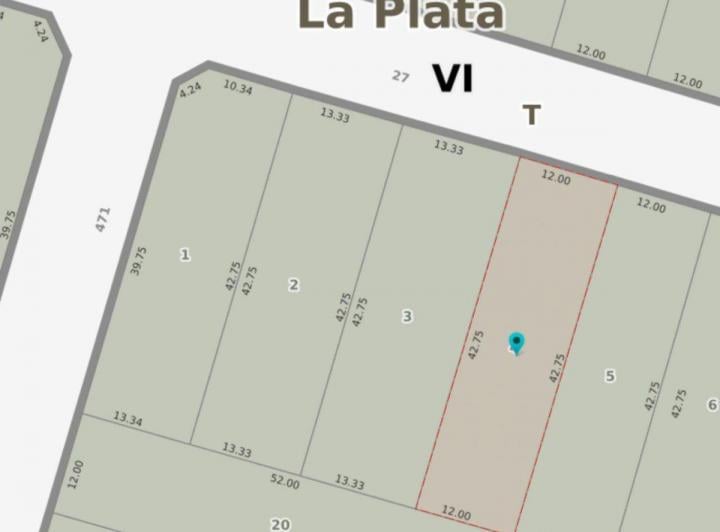 Terreno · 1050m²