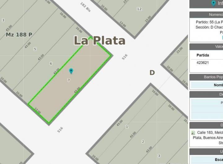 Terreno · 559m²
