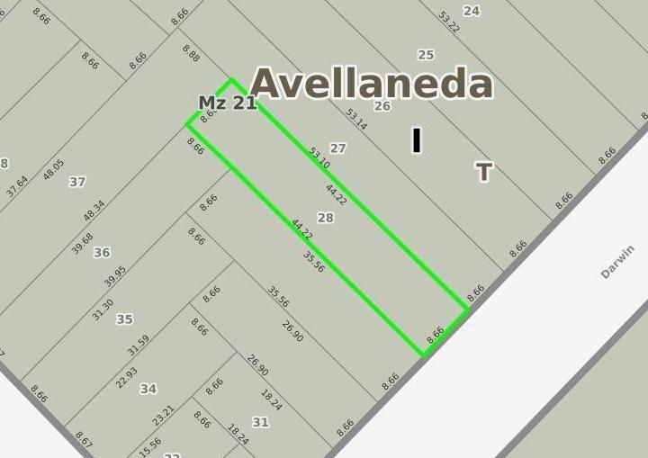 Terreno · 382m²