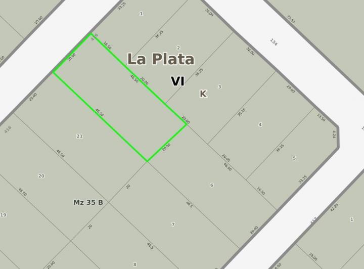 Terreno · 930m²