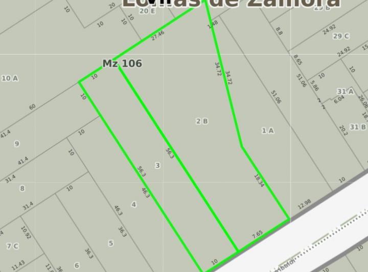 Terreno · 831m²