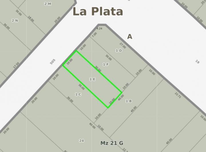 Terreno · 61m²