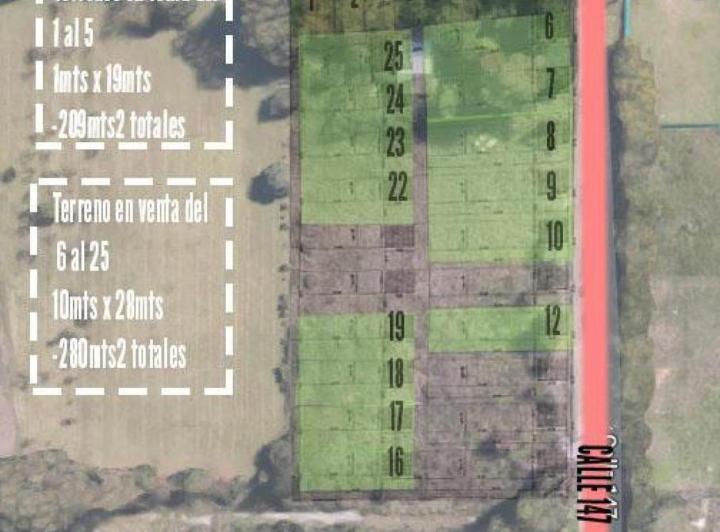 Terreno · 280m²
