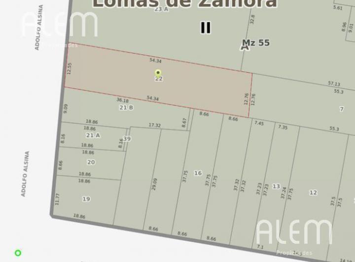 Terreno · 824m²