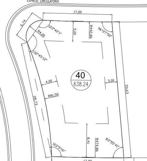 Terreno · 638m²