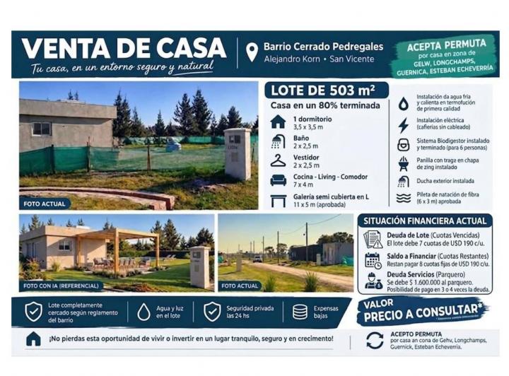 Terreno · 60m² · 3 Ambientes