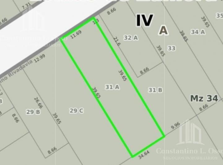 Terreno · 464m²