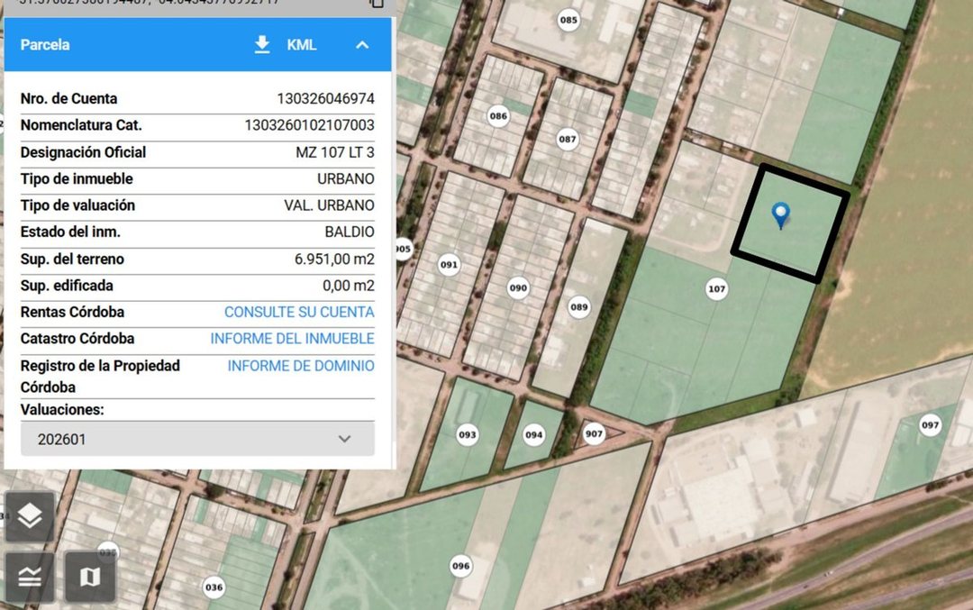 VENTA TERRENO  MALVINAS ARGENTINAS - 6591 M2
