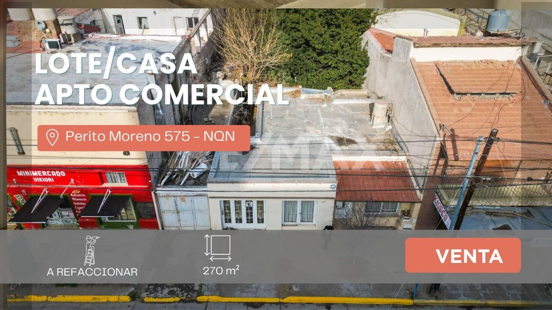 VENTA TERRENO APTO COMERCIAL - PERITO MORENO