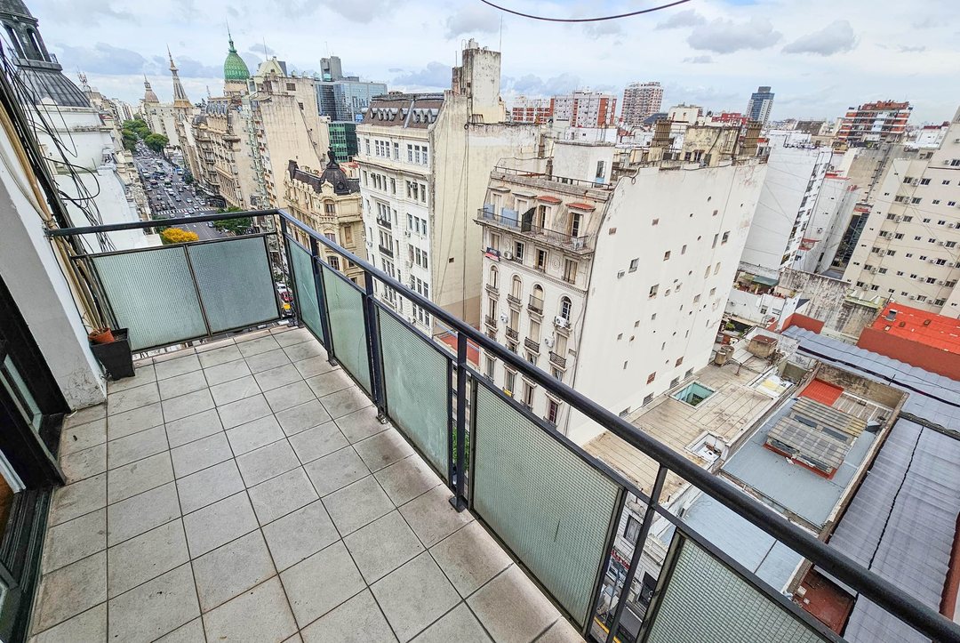 Depto Monoambiente Venta San Nicolas Balcon Frente