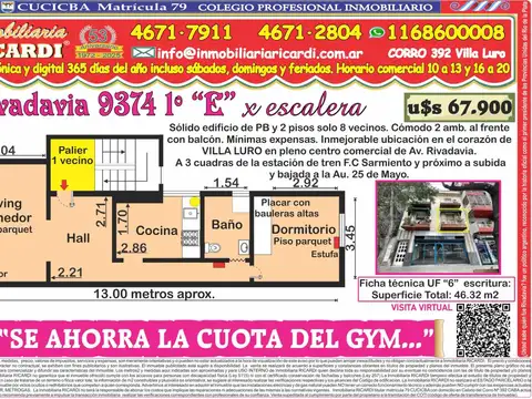 Departamento en Venta en Villa Luro, CABA