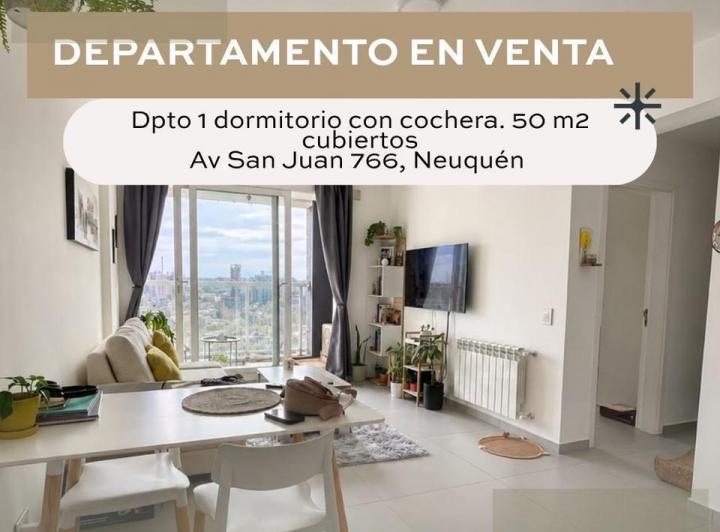 Departamento · 50m² · 1 Ambiente · 1 Cochera