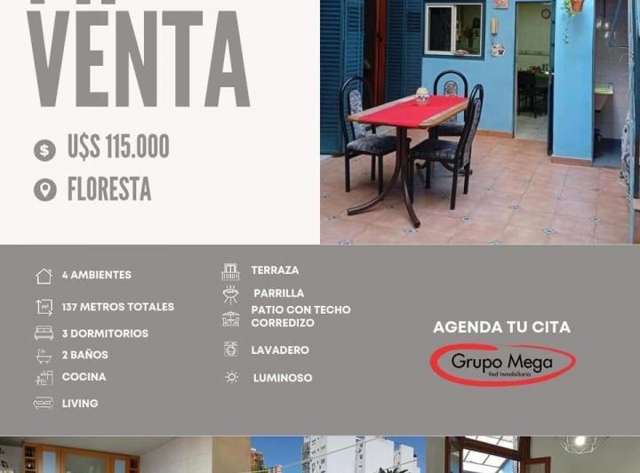 PH · 100m² · 4 Ambientes