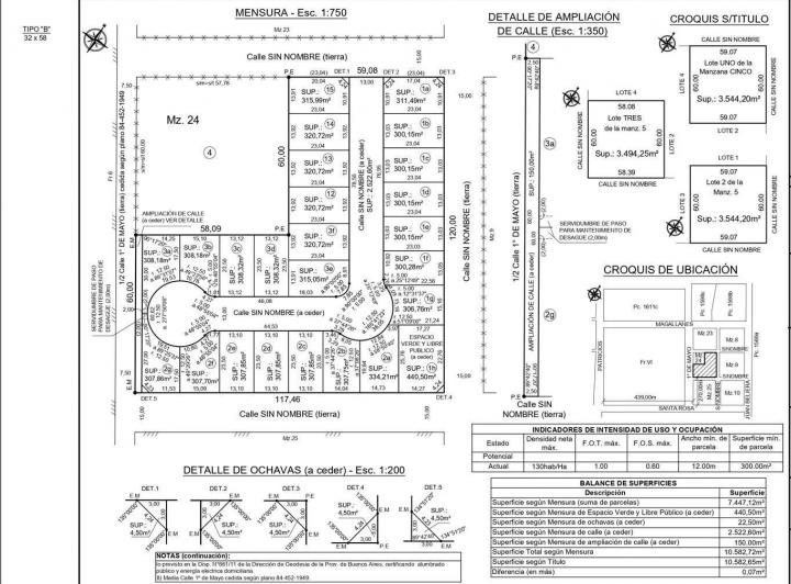 Terreno · 307m²