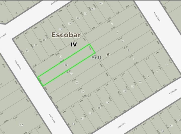Terreno · 433m²