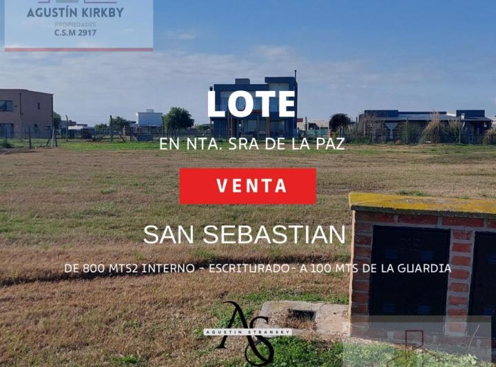 Terreno · 800m² · 1 Dormitorio · 1 Cochera
