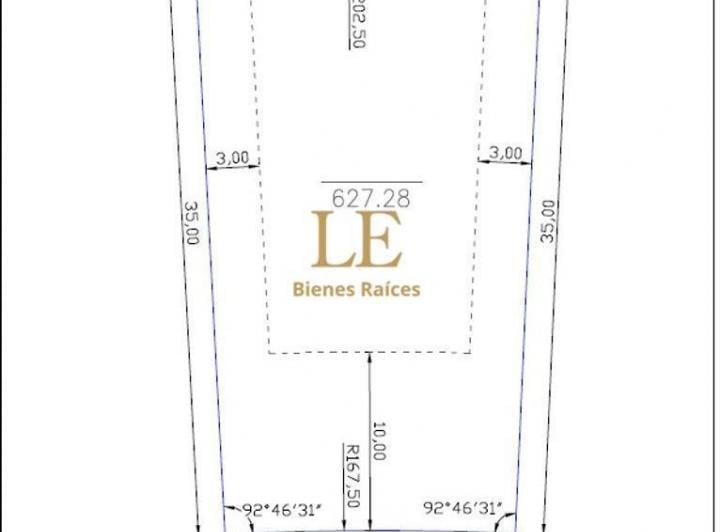 Terreno · 627m²