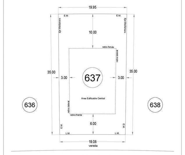 Terreno · 690m²