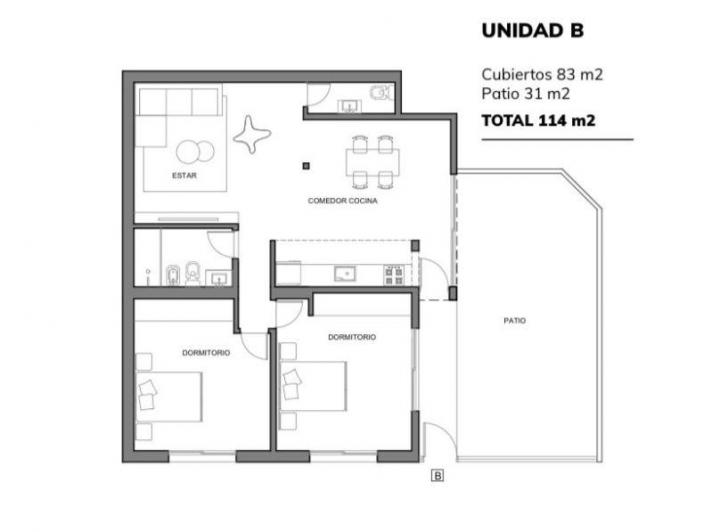 PH · 83m² · 3 Ambientes