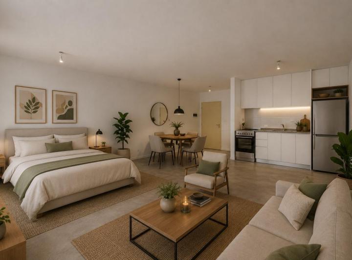 Departamento · 58m² · 1 Ambiente · 1 Cochera