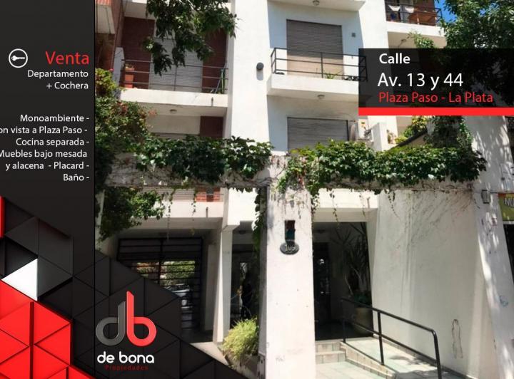 Departamento · 25m² · 1 Ambiente · 1 Cochera