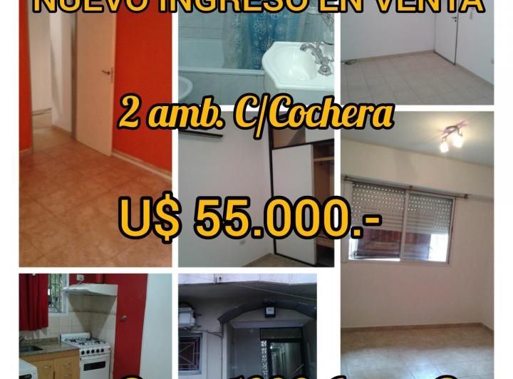 Departamento · 35m² · 2 Ambientes · 1 Cochera