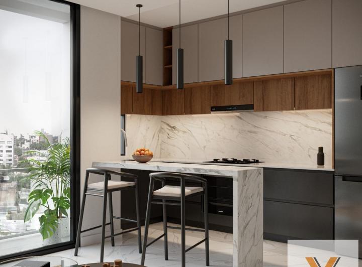 Departamento · 44m² · 2 Ambientes · 1 Cochera