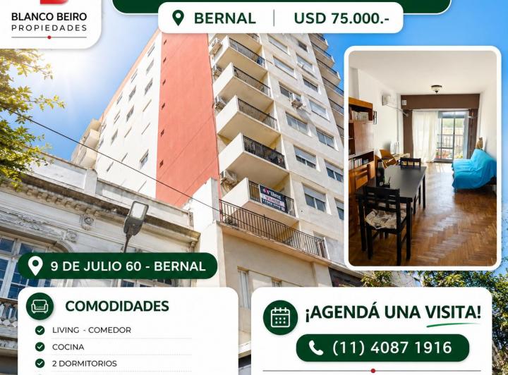 Departamento · 64m² · 3 Ambientes