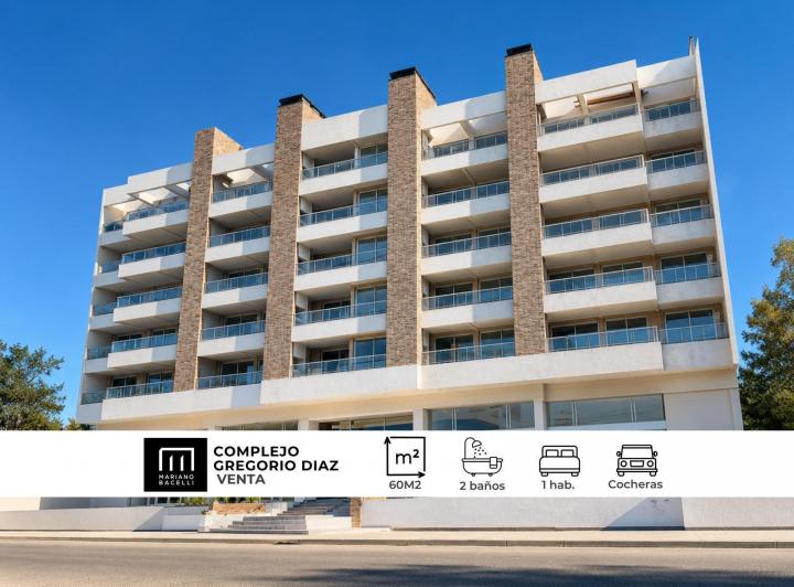 Departamento · 48m² · 2 Ambientes · 1 Cochera