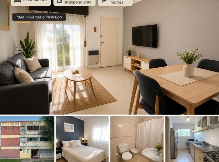 Departamento · 60m² · 3 Ambientes · 1 Cochera