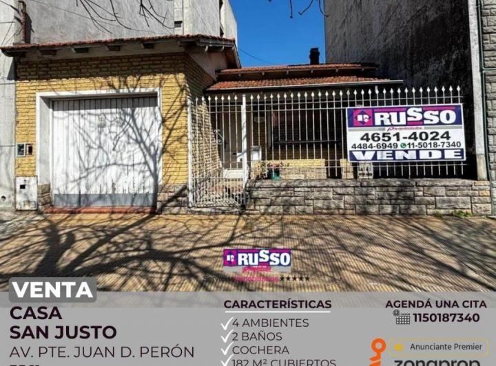 Casa · 182m² · 4 Ambientes · 1 Cochera