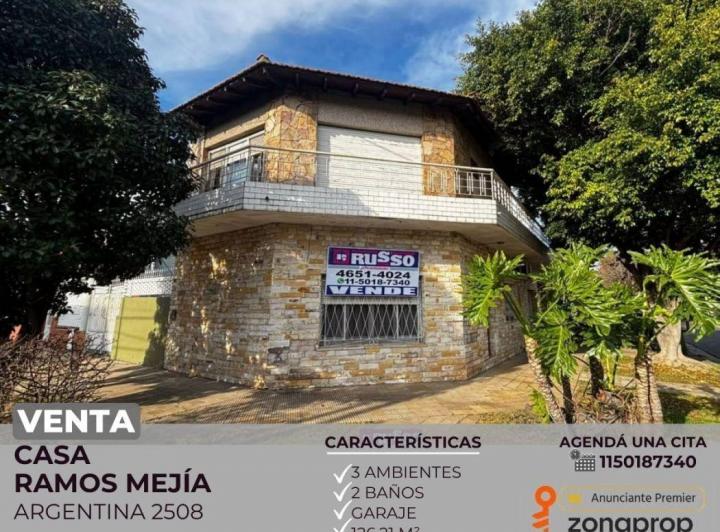 Casa · 126m² · 3 Ambientes · 1 Cochera