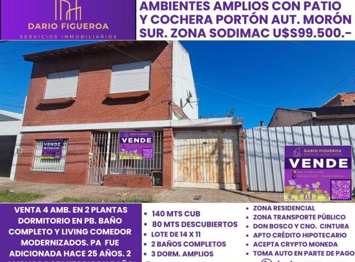 Casa · 139m² · 4 Ambientes · 4 Cocheras
