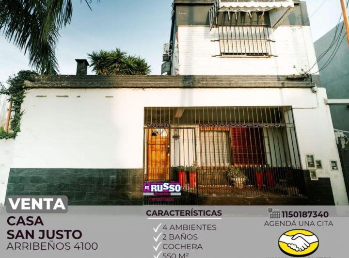 Casa · 250m² · 4 Ambientes