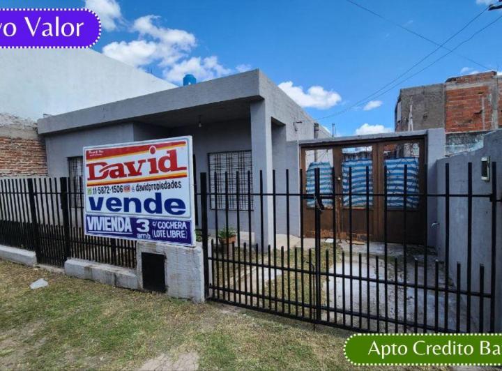 Casa · 60m² · 3 Ambientes · 1 Cochera