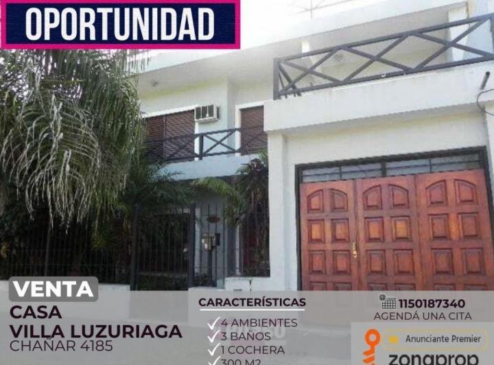 Casa · 160m² · 4 Ambientes · 1 Cochera