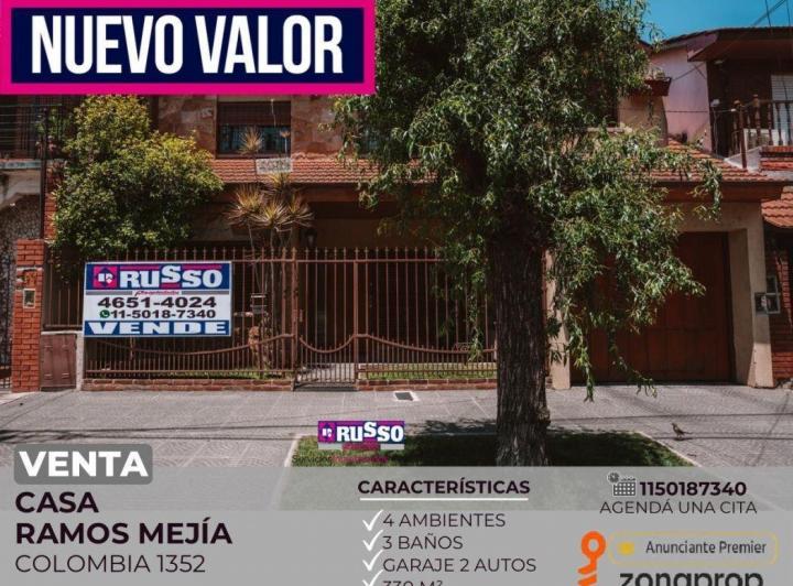 Casa · 157m² · 4 Ambientes · 2 Cocheras