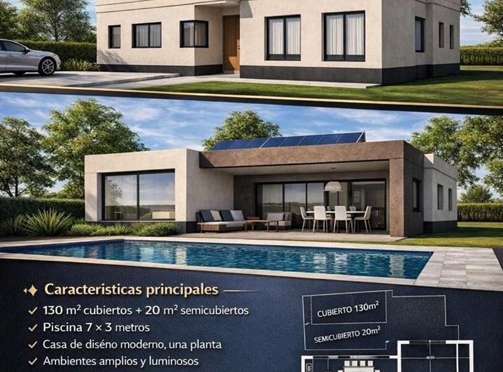Casa · 150m² · 4 Ambientes · 1 Cochera