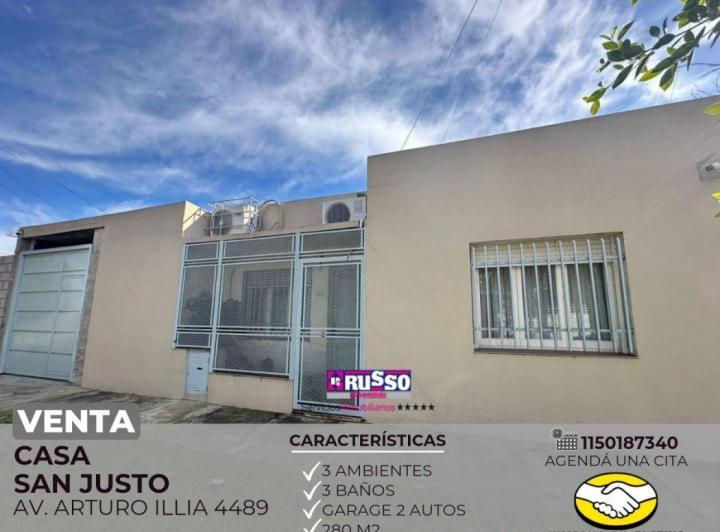 Casa · 250m² · 3 Ambientes