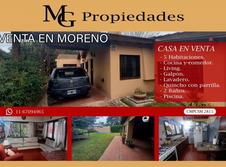 Casa · 60m² · 8 Ambientes · 1 Cochera
