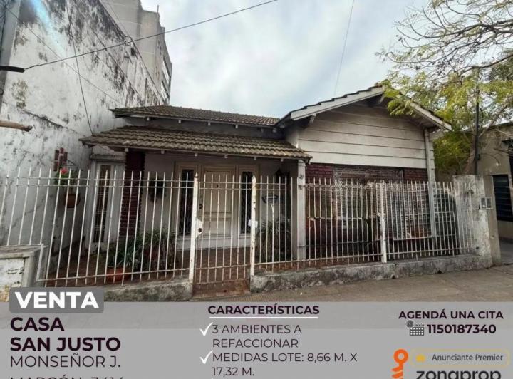Casa · 85m² · 3 Ambientes