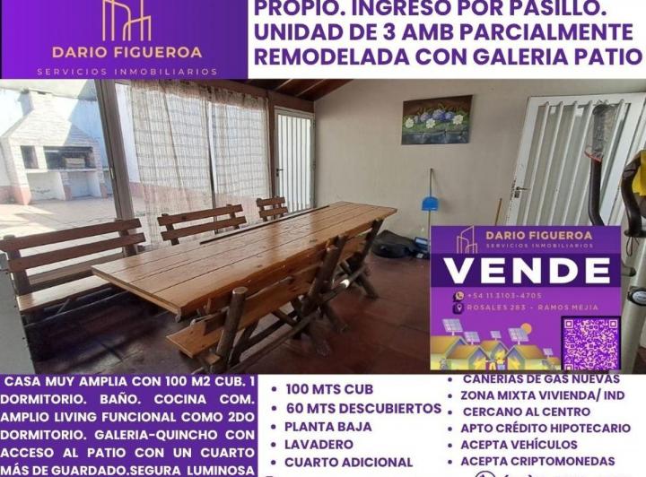 Casa · 100m² · 3 Ambientes