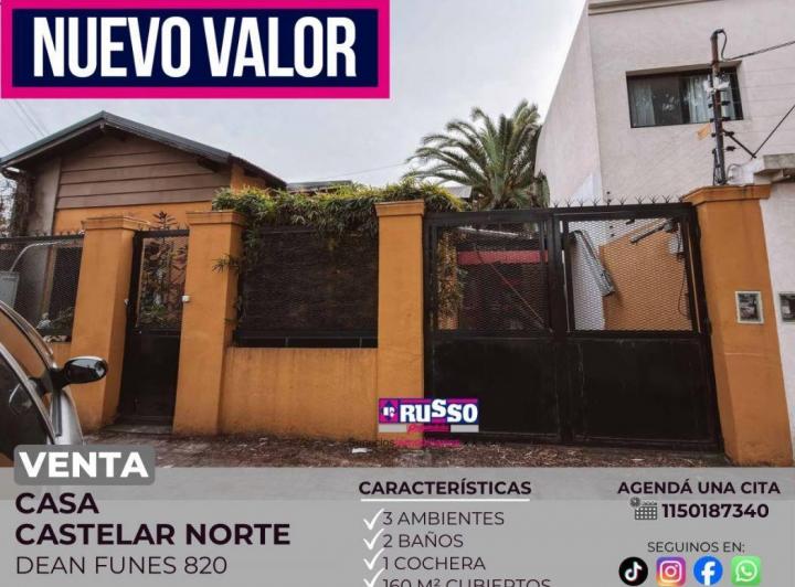 Casa · 160m² · 3 Ambientes · 1 Cochera