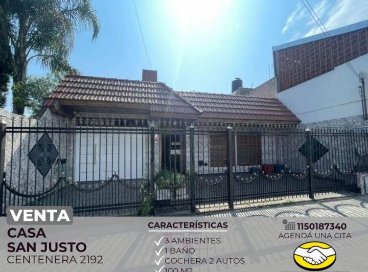 Casa · 100m² · 3 Ambientes · 2 Cocheras