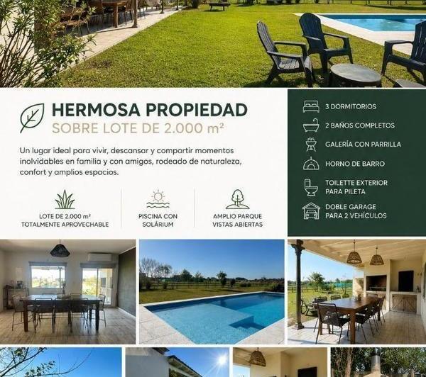 Casa · 125m² · 4 Ambientes · 2 Cocheras