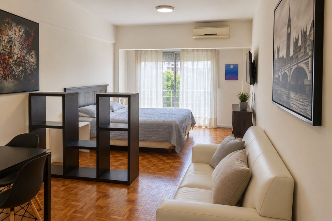 Venta, Monoambiente en Palermo con balcón 36mtrs