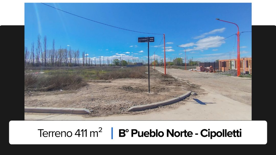 Terreno a la venta B° Pueblo Norte - Cipolletti