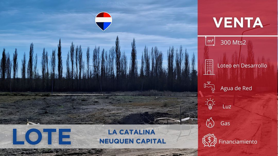 VENTA TERRENO EN LOTEO LA CATALINA NEUQUEN