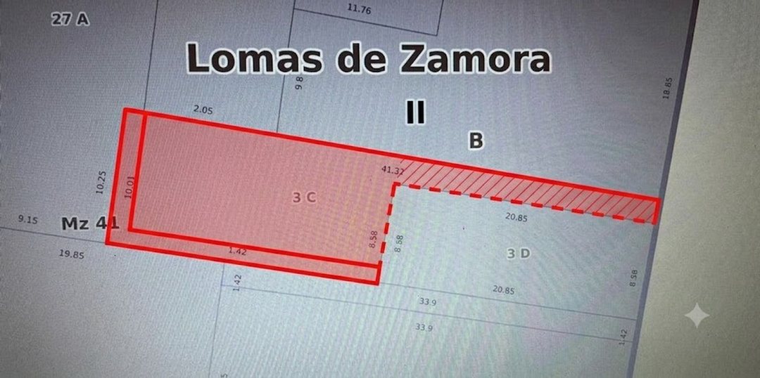 LOTE EN VENTA EN LOMAS DE ZAMORA
